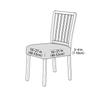 1/4pcs Nordic Dining Chair Seat Covers Anti-dirty Stretch Chair Cushion Covers Non-Slip Seat Slipcover for Hotel Restraurant