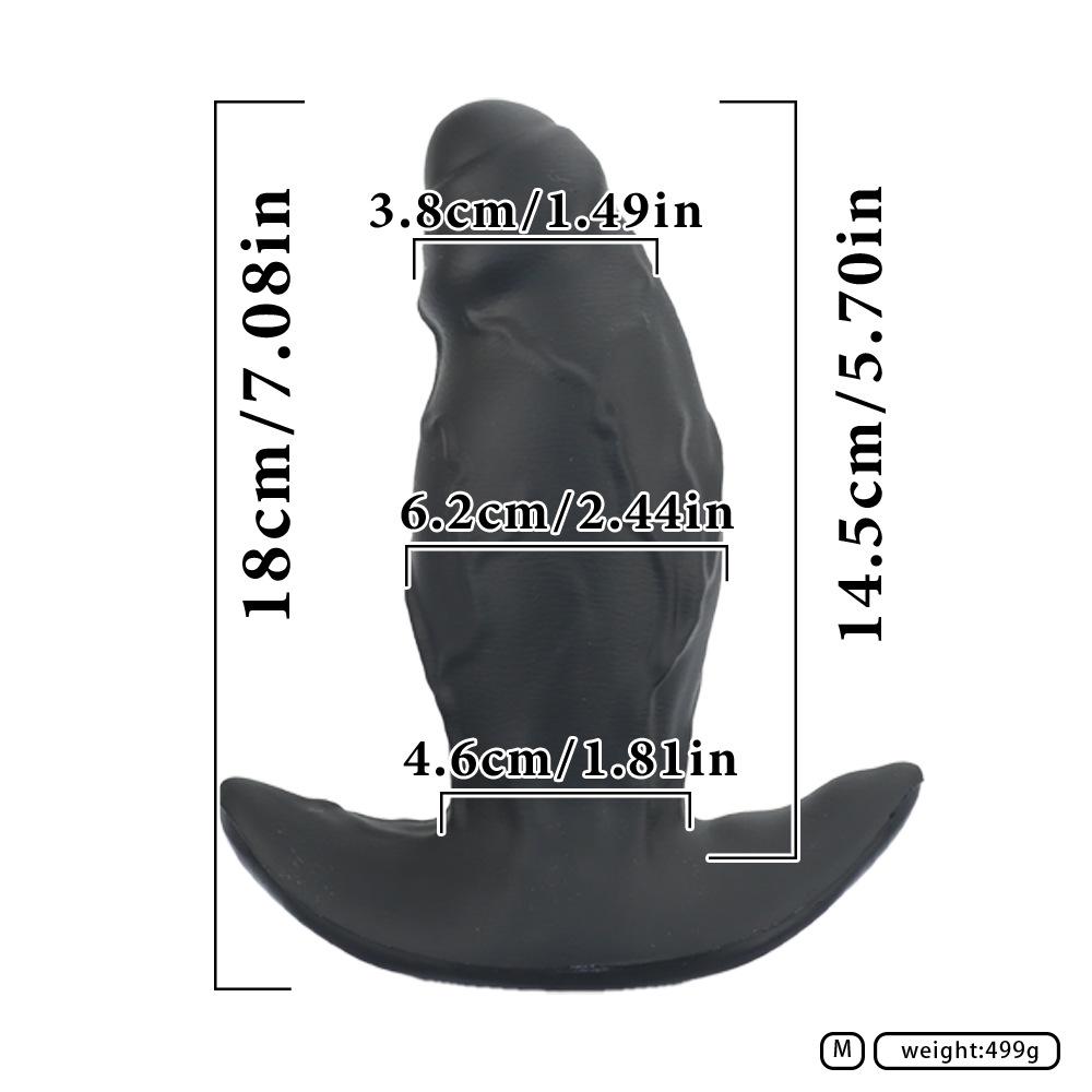 Realistic Wearable Silicone Dildo with Foreskin, Soft Veins, and Large Size for Men and Women