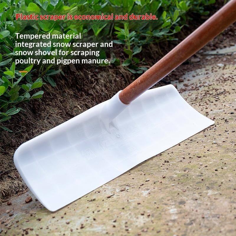Long Handle Ice Scraper Heavy Duty Plastic Snow Shovel Scratch Free for Winter Auto Glass Driveway Snow Removal