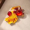 Goldfish Koi Corsage Brooch Retro Design Sense Fashion Versatile Windbreaker Jacket Accessories Pin