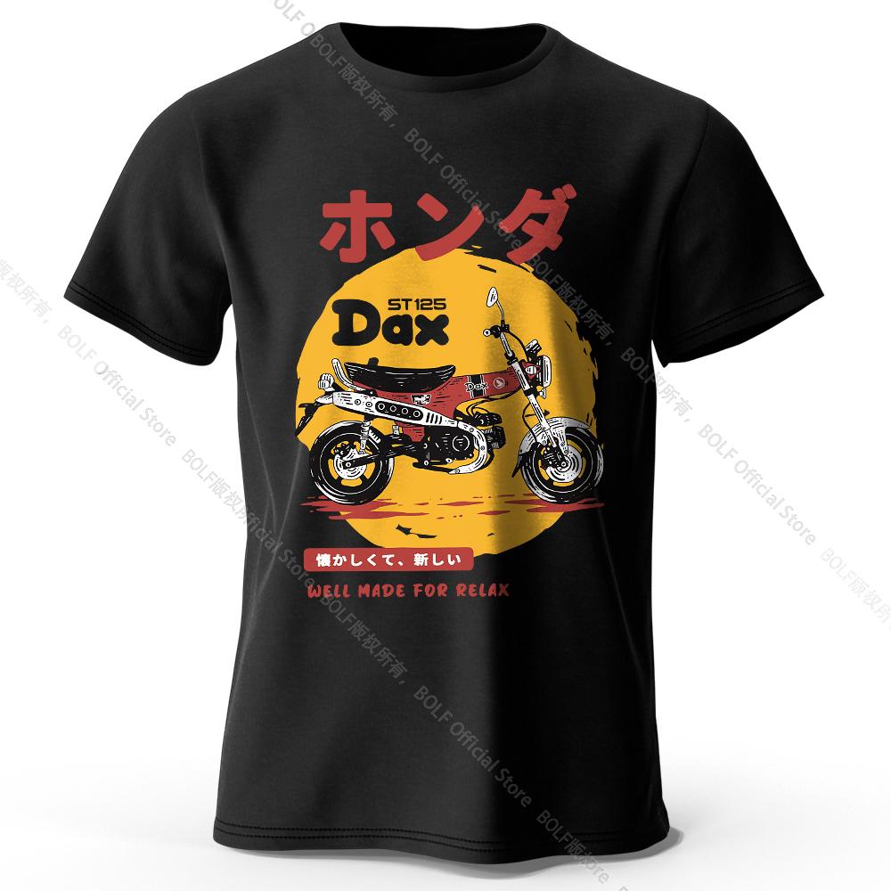 Retro Bike Art T-Shirt 100% Premium Cotton Slim Fit Hand Painted Motorcycle Graphic Tee forRiding Summer Personality Enthusiasts