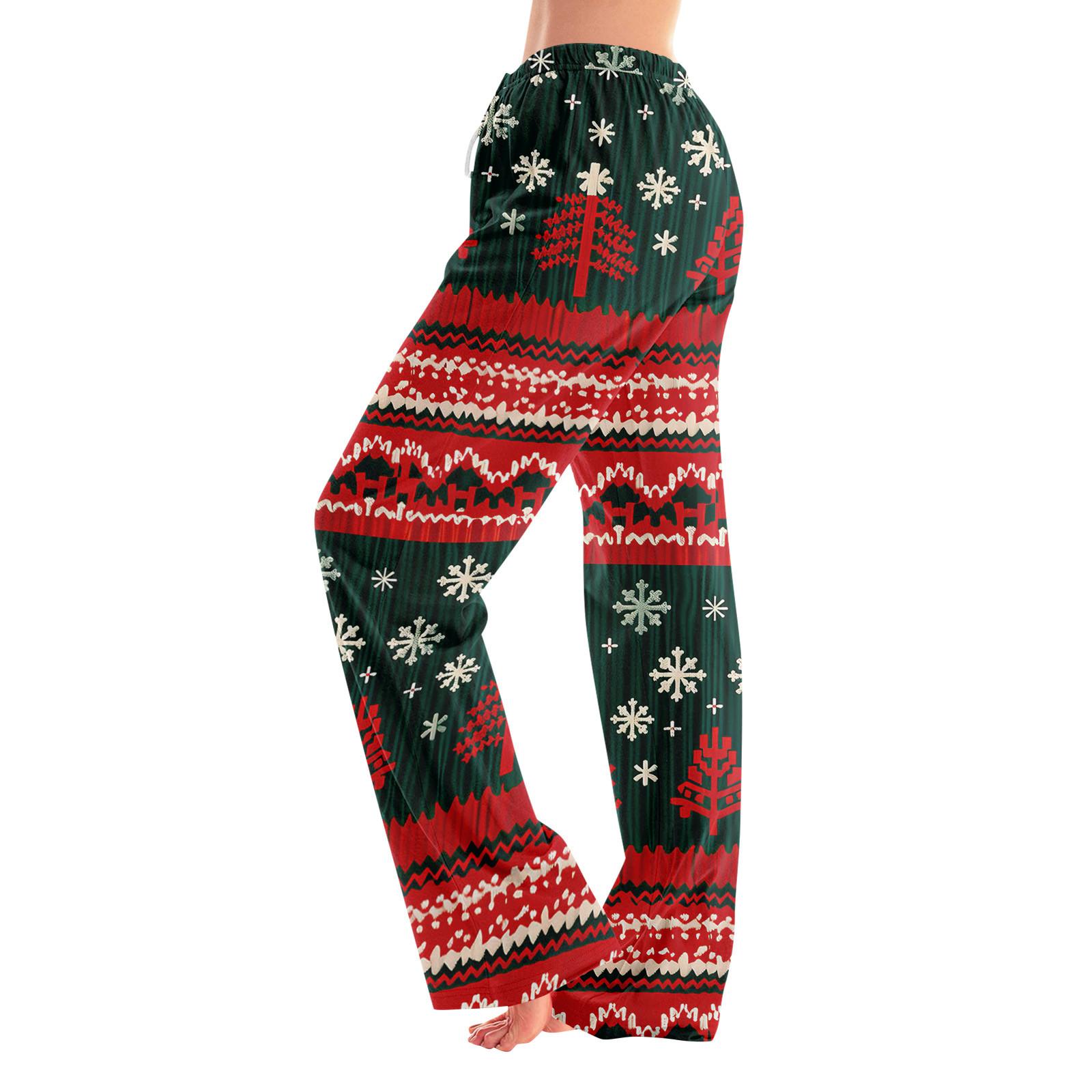 

Женские пижамные штаны, одежда для сна, повседневные брюки с эластичной резинкой на талии, удобные прямые свободные брюки для йоги M