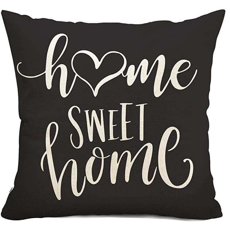 Striped Pillowcase Home Decoration Linen Pillow Cushion Waist Mat Sofa Pillowcase Geometric Abstract