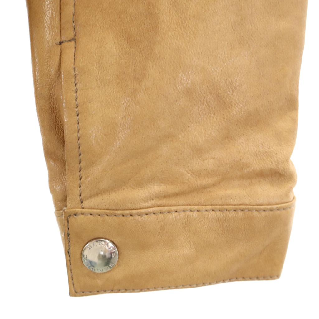 Banana Republic leather jacket S Beige Women Used