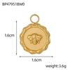CARLIDANA Classic Stainless Steel Zircon White Shell Butterfly Charms Dragonfly Pendant for Children's Womens Jewelry Making