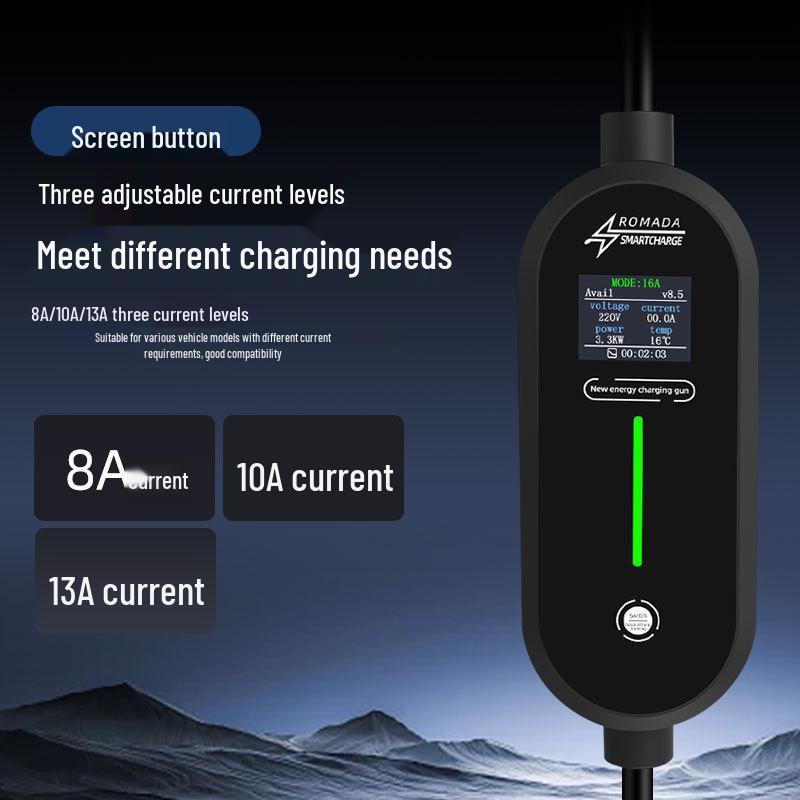 7kW Portable Type2 European Standard EV Charger for Home