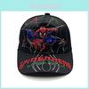Kinder Cartoon Spider-Man Muster Baseballkappe mit kurzem Schirm für Sommer Indoor Outdoor Kinder