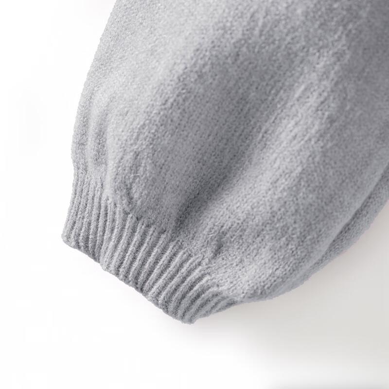 She Pool Women's 2025 Autumn Lantern Sleeve Round Neck Short Sweater