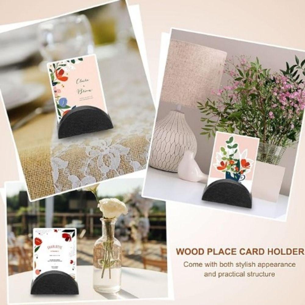 Lightweight Table Number Stands Multi-Shapes Table Name Holder Place Card Holders  Birthday Banquet