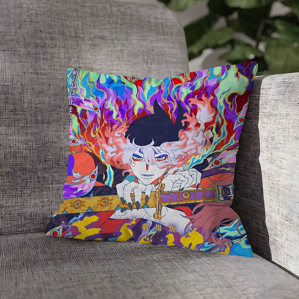 Чехол на подушку M-Mononoke Продавец лекарств Для 55x55см 30x30см 50x50см 45x45см 40x40см Квадратный чехол для подушки на стул Чехол 12x12Inch