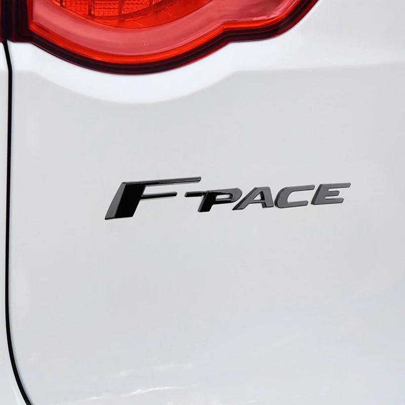ABS Car Trunk Whole Body Badge Sticker for F-PACE E-PACE F-TYPE XJS XJ8 XF X260 XE XEL XFL Rear Emblem Decal Accessories