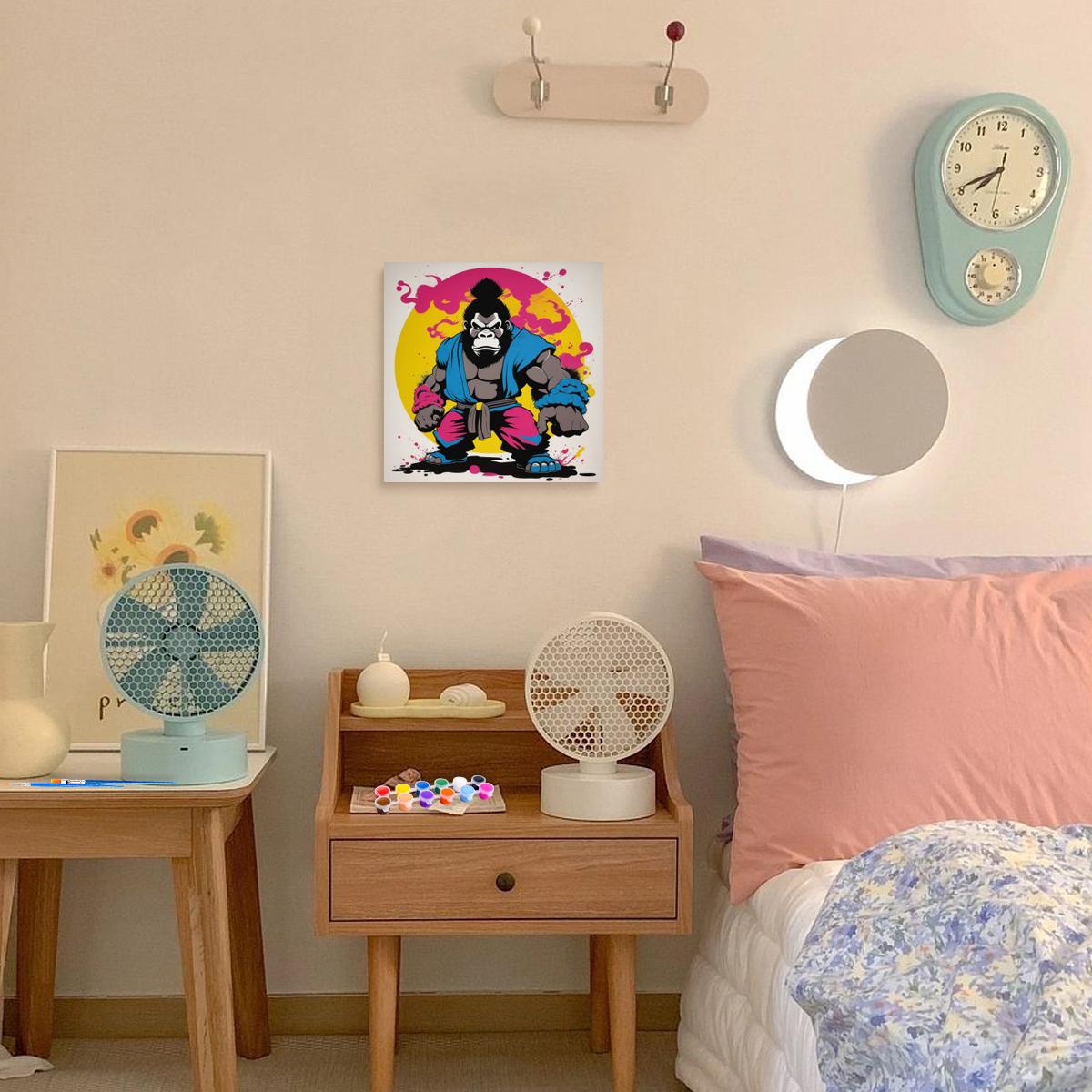 

RUOPOTY Набор для раскрашивания по номерам в рамке для начинающих, стартовые наборы для взрослых, раскраска по номерам для поделок своими руками Wukong Drawing Coloring By Numbers For Diy Crafts 20x20cm with frame