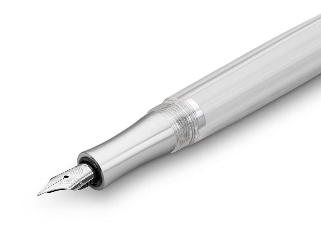 Kaweco Stylo Plume Squelette Étudiant Pointe Moyenne Produit d'Importation Authentique, (STFP-CL),