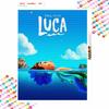 Disney Diamond Painting Kit Luca Sea Monster Hand Embroidery 5D DIY Diamond Art Home Decor Creative Handicrafts Gift Wall Decor