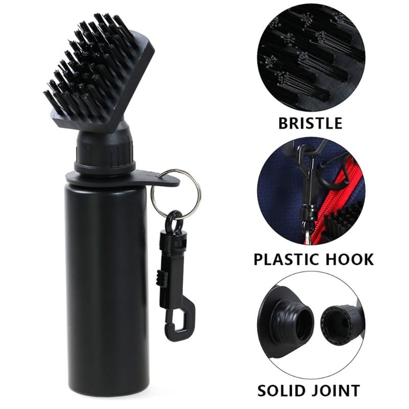 Brosse de Nettoyage pour Clubs de Golf avec Distributeur d'Eau, Nettoyeur de Rainures pour Clubs de Golf, Brosse de Nettoyage pour Golf, Nettoyeur de Brosse pour Golf