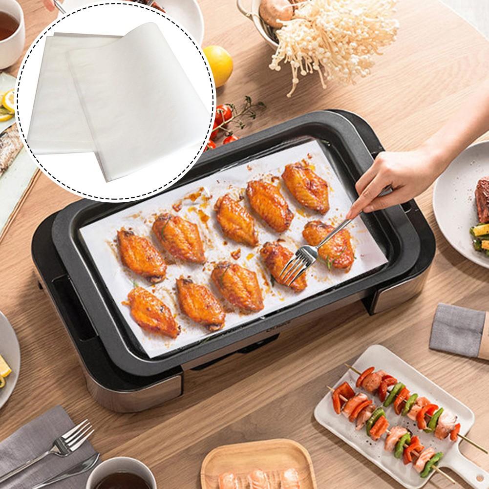 100pcs Non-Stick Parchment Greaseproof Paper Baking Paper Buffet Barbecue