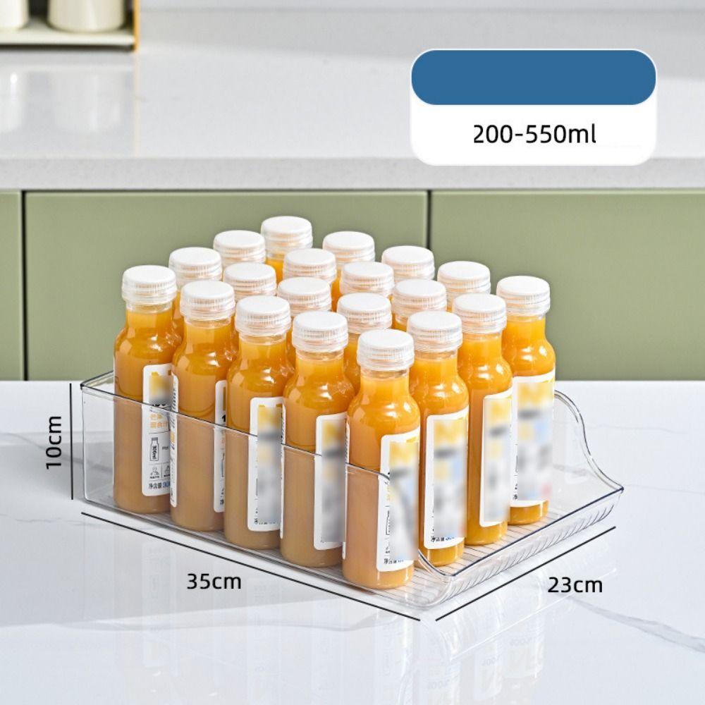 1/2 Tier Soda Can Dispenser Large Capacity Refrigerator Storage Rack Fridge Can Holder  Pantry