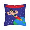 Astro Cartoon Boy Pillow Case  Comfy Pillow Cover For Living Room Sofa Novelty Pillowcases