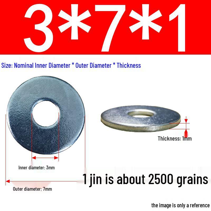 Galvanized Oversized Metal Washers M3-M60