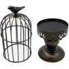 Retro Shabby Candle Holder, Decorative Birdcage Candle Holder Vintage Metal Candlestick for Wedding ,Party Vintage Gothic Decor,Victoriana Decor