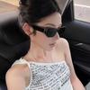 Chic Curved Lens Cat Eye Sunglasses: Unisex Cool Street Style