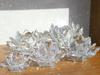 Lotus Flower Crystal Glass Ornament, Decorative Flower, Lotus, Feng Shui, Good Luck Suncatcher (14cm)