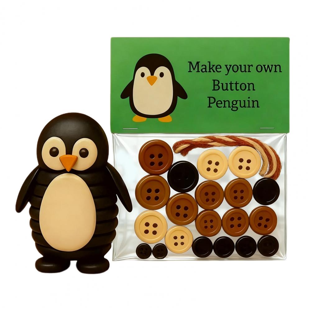 Eye-catching Diy Ornaments Christmas Decorations Handmade Highland Cow Button Ornament Kit for Christmas Decor Diy for Holiday