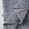 Women's Autumn Irregular Hem Knit Skirt - European & American Street Style with Pleated Design and Lace Details