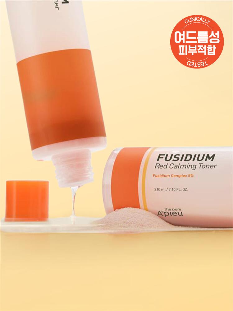 A pieu The Pure Fusidium Red Calming Toner 210ml 1ea
