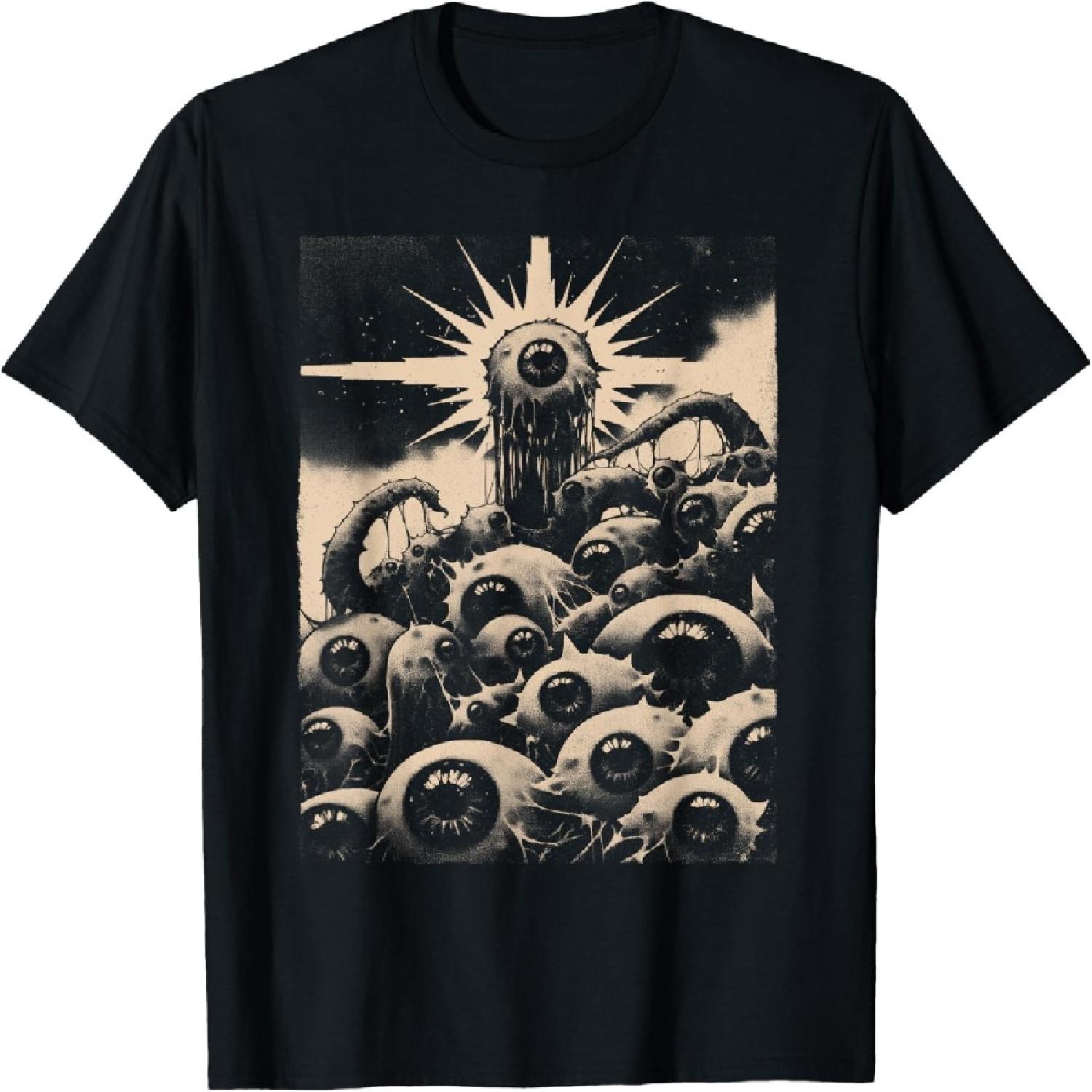 Странный Ядра Готика Ведьма Гоблинкор Триповый Ужас Панк Футболка XXXXXL разноцветный