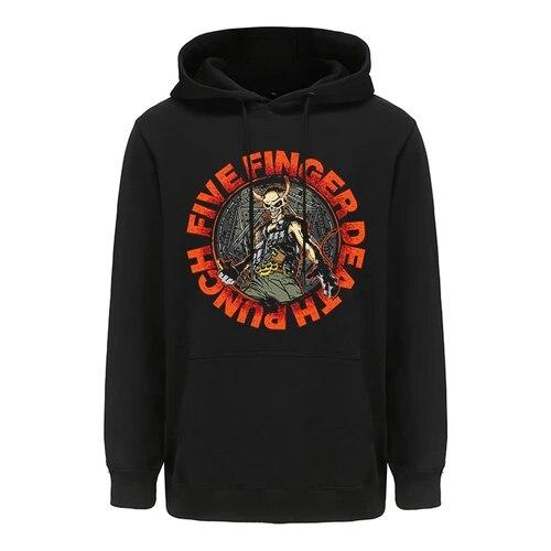Five Finger Death Punch Metal Rock Aesthetic Hoodies Sweatshirt Gothic Top Harajuku Streetwear Hoody Tops Unisex