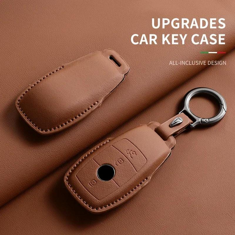 Car Key Case Cover for Mercedes Benz  A B C D E S Class W204 W212 W176 GLC CLA GLA AMG GLS GLE GLK CLS S350 S500 Car Key Shell