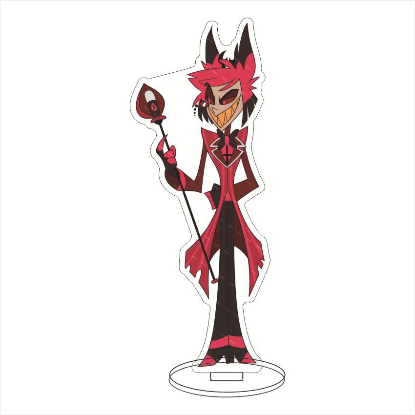 Anime Hazbin Hotel Charlie Morningstar Cosplay Stand Acrylic Figures Vaggie Desktop Standing Sign Model Decor Birthday Gifts