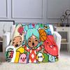 Toca Bocas Coperta Plaid Coperta per Bambini Cartone Animato Gioco Coperta in Pile Morbida Copertura Calda Coperte per Letti Divano Viaggio