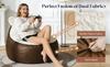 Adorable Bear-Shaped Lounger with Rounded Ears and Plush Profile for a Playful yet Relaxing Home Ambiance