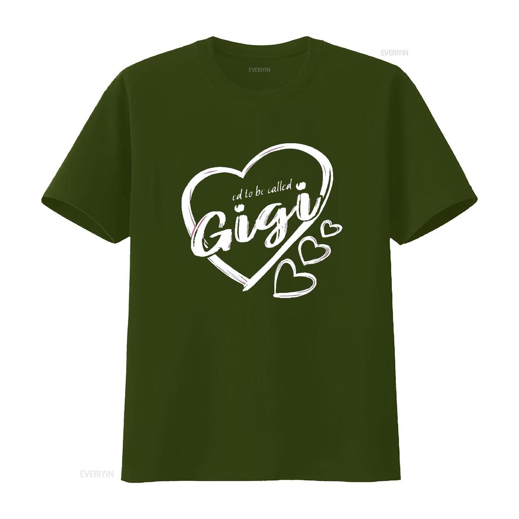 Blessed To Be Called Gigi Cute Heart Design Women s Plus Size Round Neck T Shirt Black 2X Large vintage Washed Stylish