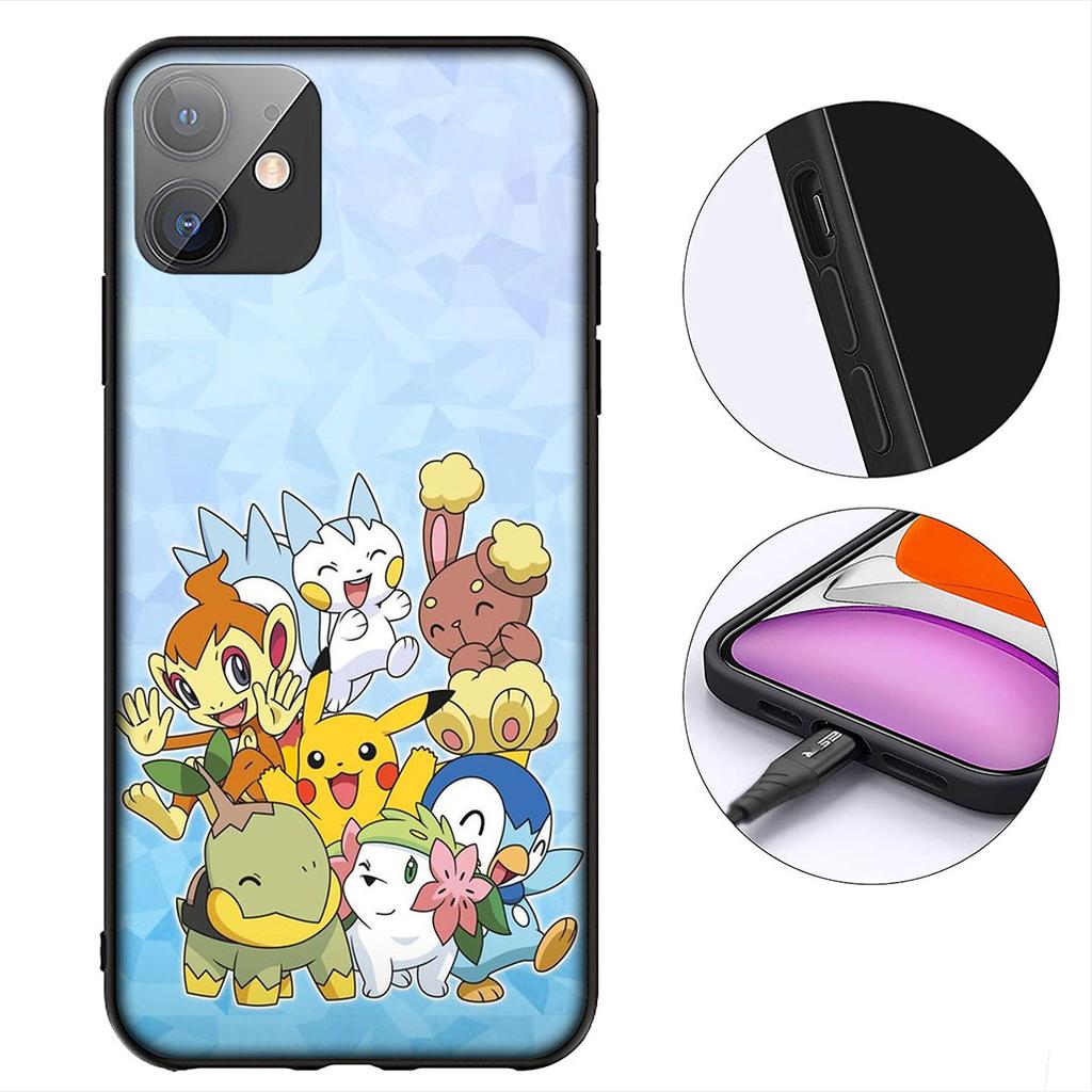 P-Pokemons GO-Psyducks P-Pikachus Phone Cover for OPPO A40 A60 A80 A38 A18 A17 A16 A78 A79 A54 A25 A57 4G 5G Protective Case