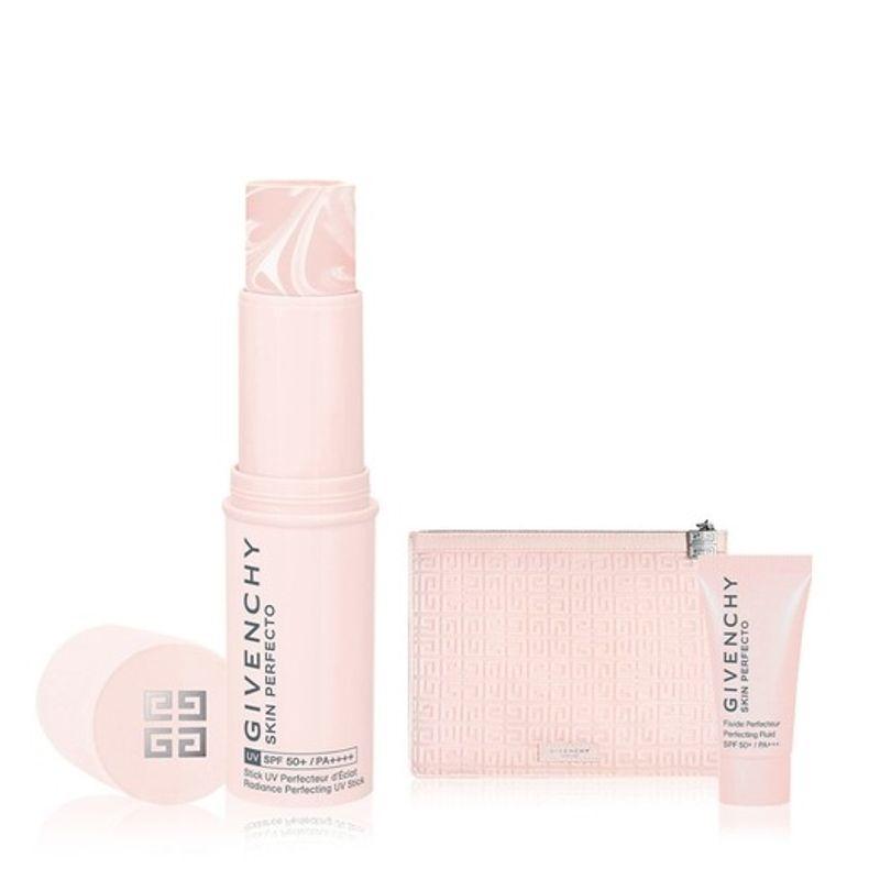 Skin Perfecto Pink UV Stick Set (+Pink Flat Pouch + Skin Perfecto UV Fluid 5ML)