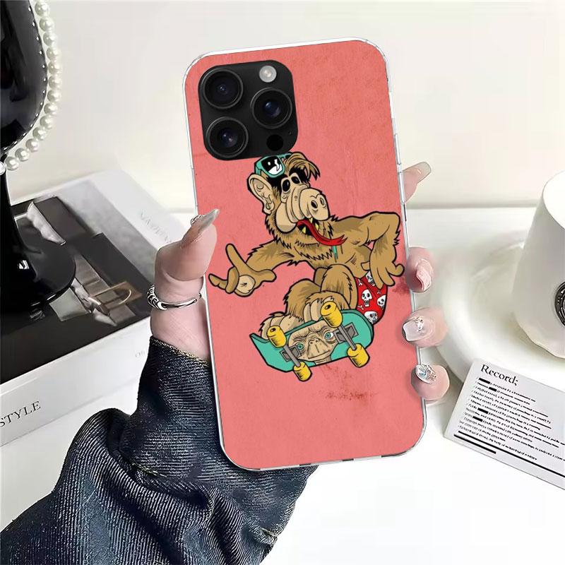 

A-Alf TV Series Soft Phone Case For IPhone 11 17 Air 16E 16 Pro Max 15 + 14 Plus 13 Mini 12 Apple 7 SE 8 Fundas Coque 11 17 Air iPhone 13 Pro
