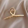 Gold Color Hollow Geometric Hair Clips Metal Hair Claw Cross Hairclip Headband Hairpin Hair Crab Women Hair Fashion Accessories