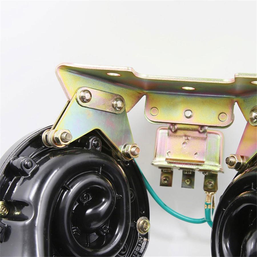 1Pairs Super Loud Car Horn 12V Parts For Truck Bus Loudnes 140db Waterproof Dustproof Auto Accessories