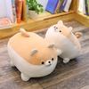 Cute Corgi Doll Shiba Inu Throw Pillow Lying Down Dog Plush Toy Dog Doll Sleeping Pillow Female Birthday Gift