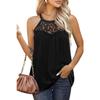 Womens Summer Beach Lace Tank Tops Blouse Holiday Ladies Casual Vest Plus Size
