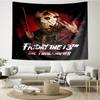 Friday-the-13th Print Tapestry, Backdrop, Easy Setup, Ideal for Bedroom, Office & Living Room, with Aesthetic Wall Hanging Decor.