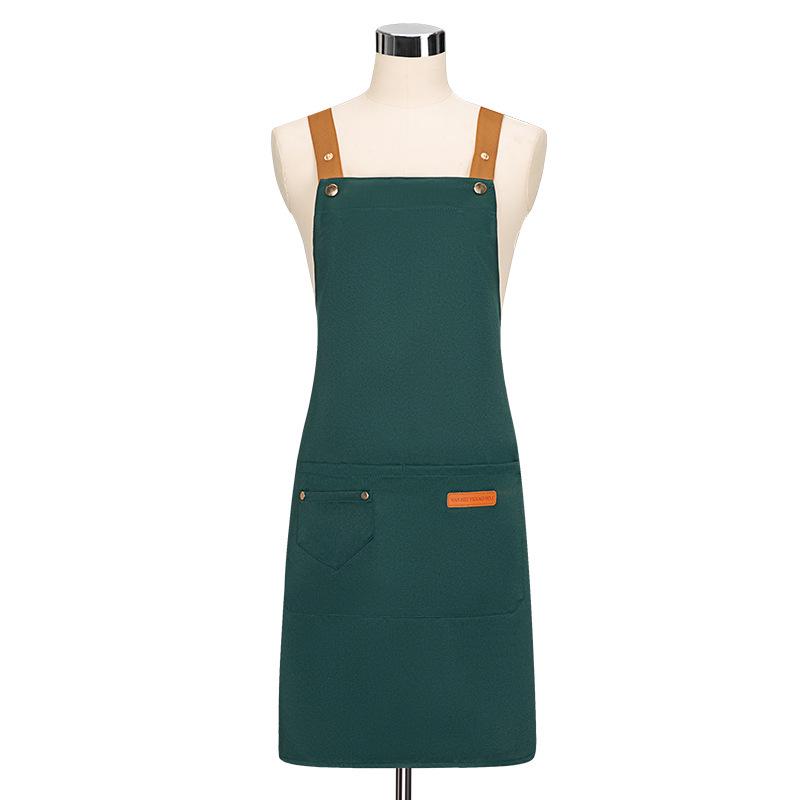 Custom Logo Waterproof Oil-Proof Apron with Adjustable Strap for Winery, Gift, or Catering Use