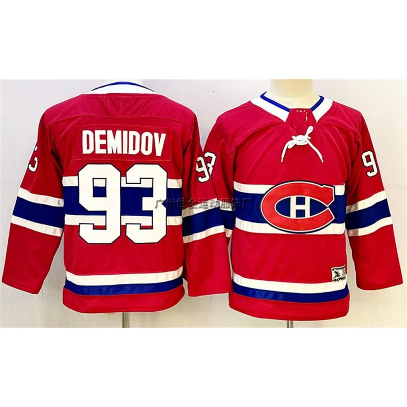 Kids Ice Hockey Jersey Toronto Maple Leafs Minnesota Edmonton Oilers Utah Team Uniform Boys