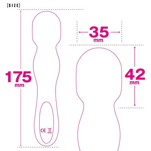 Fit Denma Toys Heart USB Charging Powerful Vibration Silicone Material