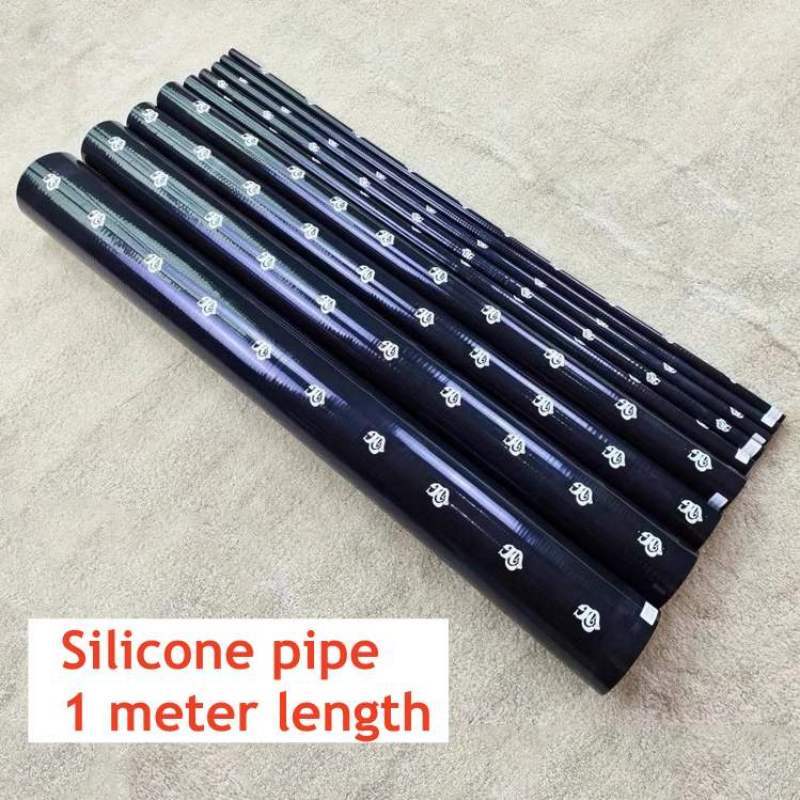 

1M Length Silicone Tubing Hose 2.25 2 40/45/48/51/57mm Radiator Intercooler Silicone Pipe Turbo Black Universal ID 40mm