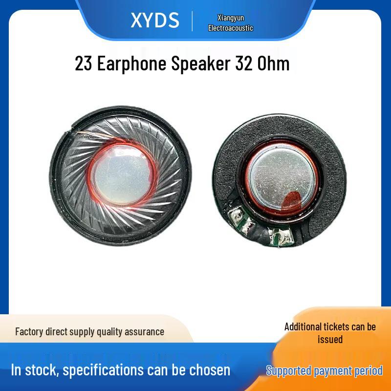 23mm Noise-Cancelling Over-Ear Bluetooth Headphone Speaker, 16/32 Ohm Options