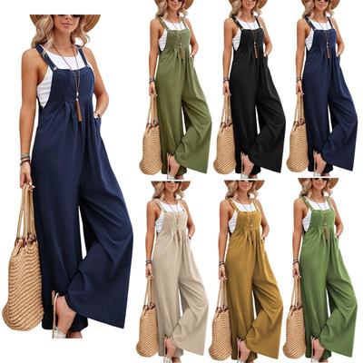 Women's Casual Solid Color Spaghetti Strap Dress - 2023 Trendy Style